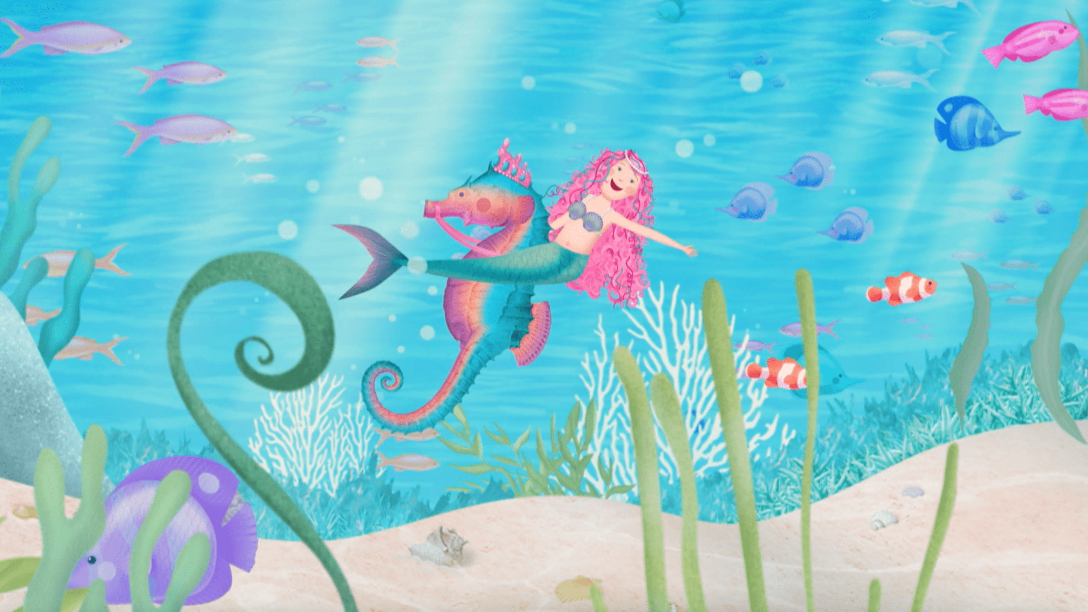 Pinkalicious and Peter meet Aqua, a merminnie! / Pinkalicious and Peter help bring spring.
